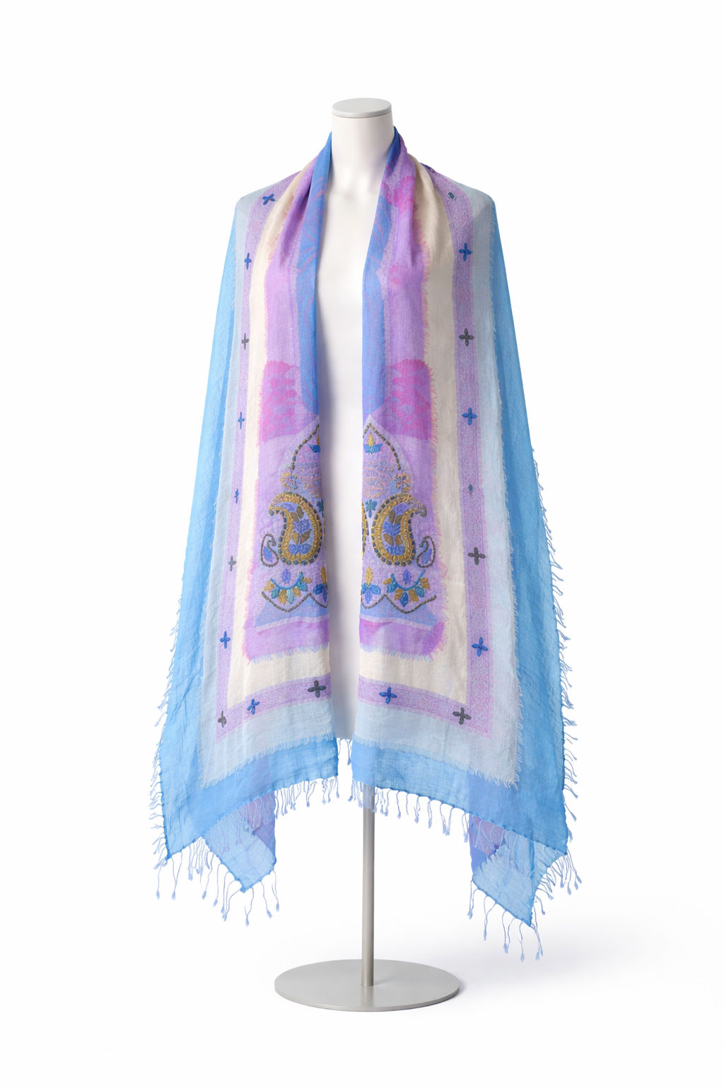 Boiled Wool Embroidery Bufanda/Scarf